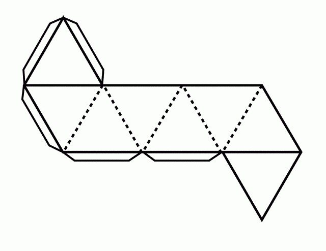 Hovoríme o tom, ako zostaviť oktaedrón z papiera