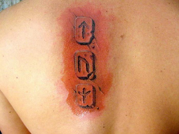 Runové tetovanie: význam, odrody