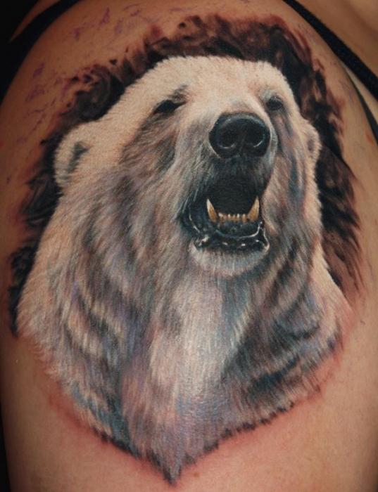 ľadový medveď tetovanie