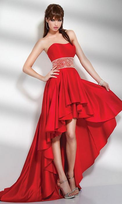 krátke červené šaty 